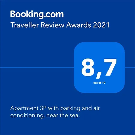 3p With Parking And Air Conditioning, Near The Sea. Apartment